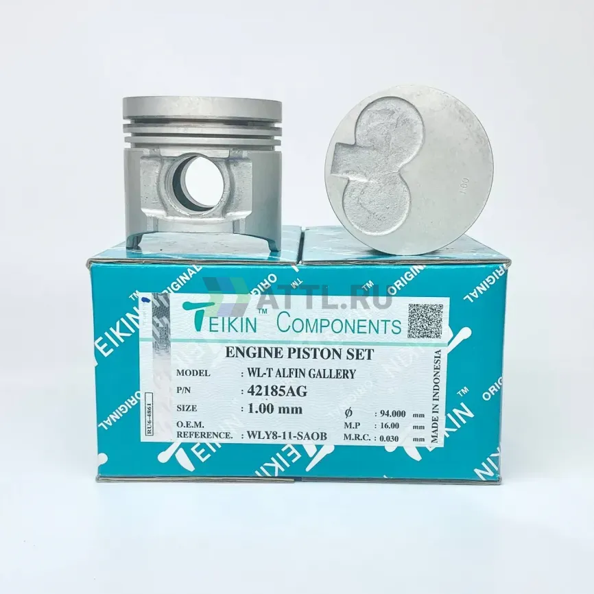 Комплект поршней WL-T усиленный+охлаждение d93+1.00 2,5-2-3 фото 1