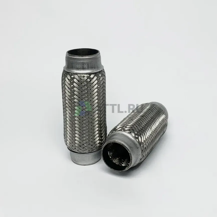 Гофра глушителя трехслойная 48*190 фото 1