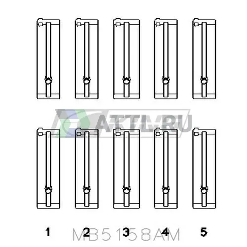 Вкладыши коренные STD фото 2