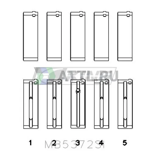 Вкладыши коренные STD фото 2