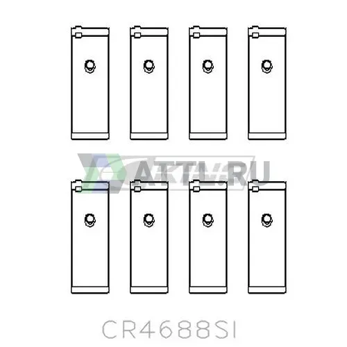 Вкладыши шатунные STD фото 2