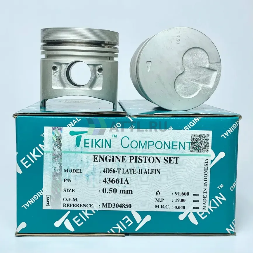 Комплект поршней 4D56-T LATE-II фото 1