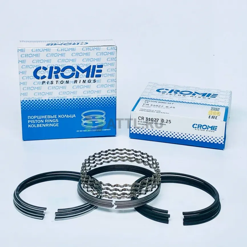 Комплект поршневых колец на 4 цил.+025 G4FK,GEK фото 1