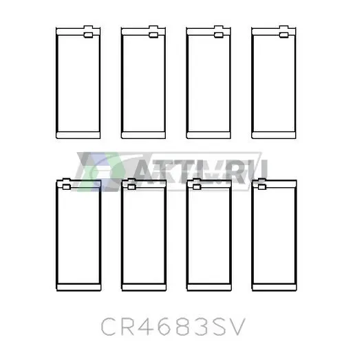 Вкладыши шатунные STD фото 2