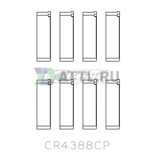 Вкладыши шатунные STD фото 2