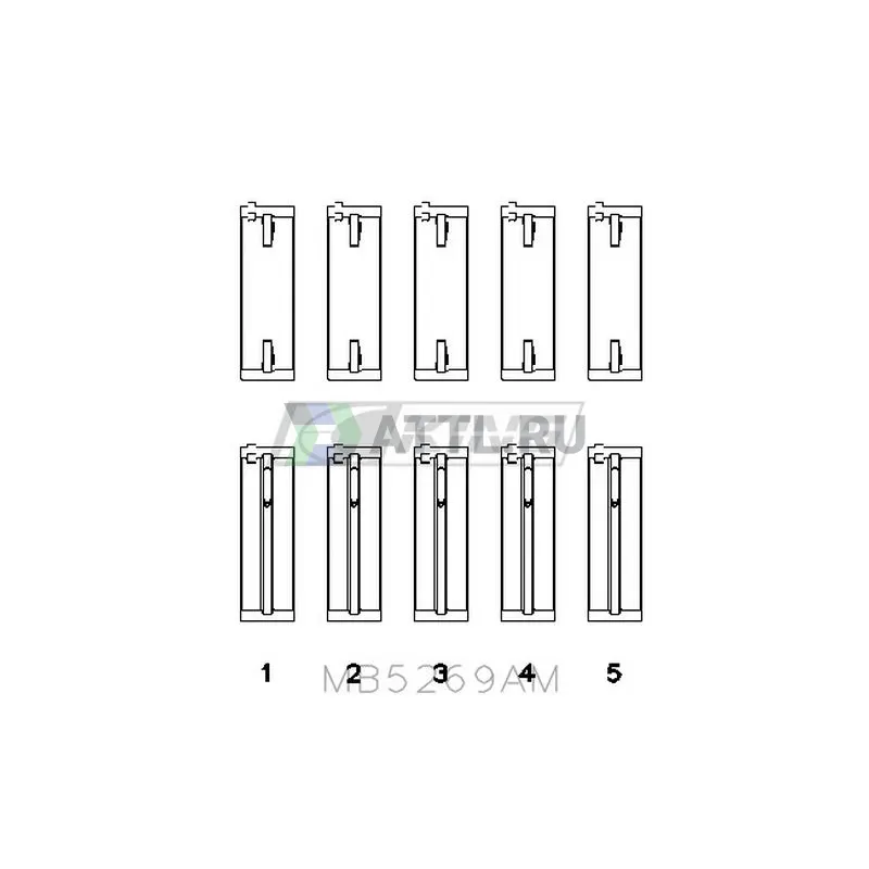 Вкладыши коренные STD фото 2