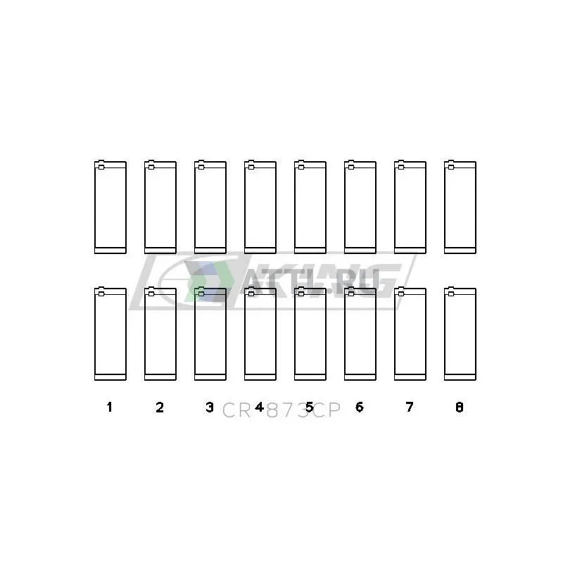 Вкладыши шатунные STD фото 2