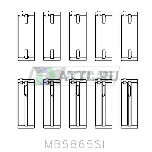 Вкладыши коренные STD фото 2