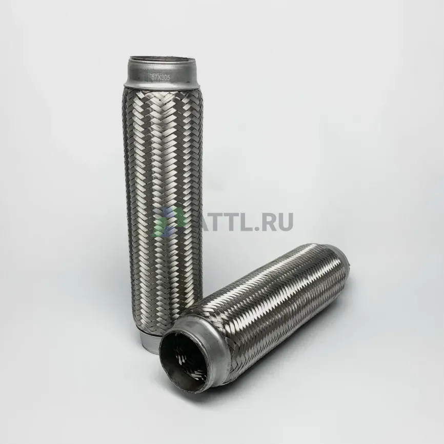 Гофра глушителя трехслойная 57*305 фото 1