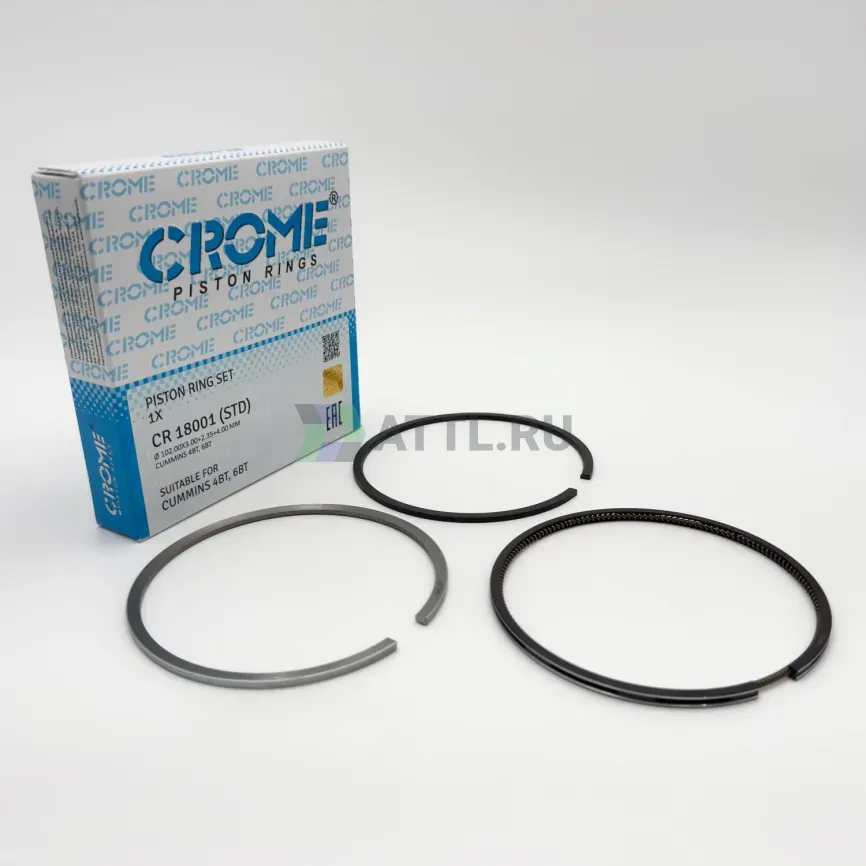 Комплект поршневых колец на 1 цил. STD 4BT,4BTA,6BT,6BTA фото 1
