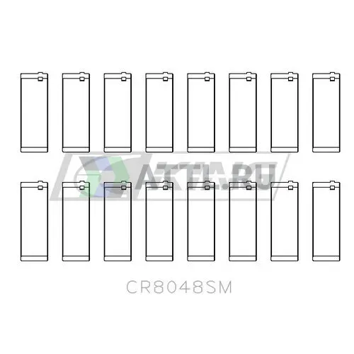 Вкладыши шатунные STD фото 2