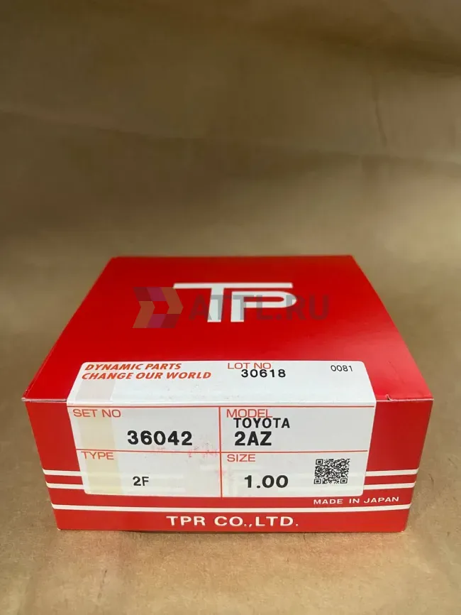 Поршневые кольца 2AZ фото 1