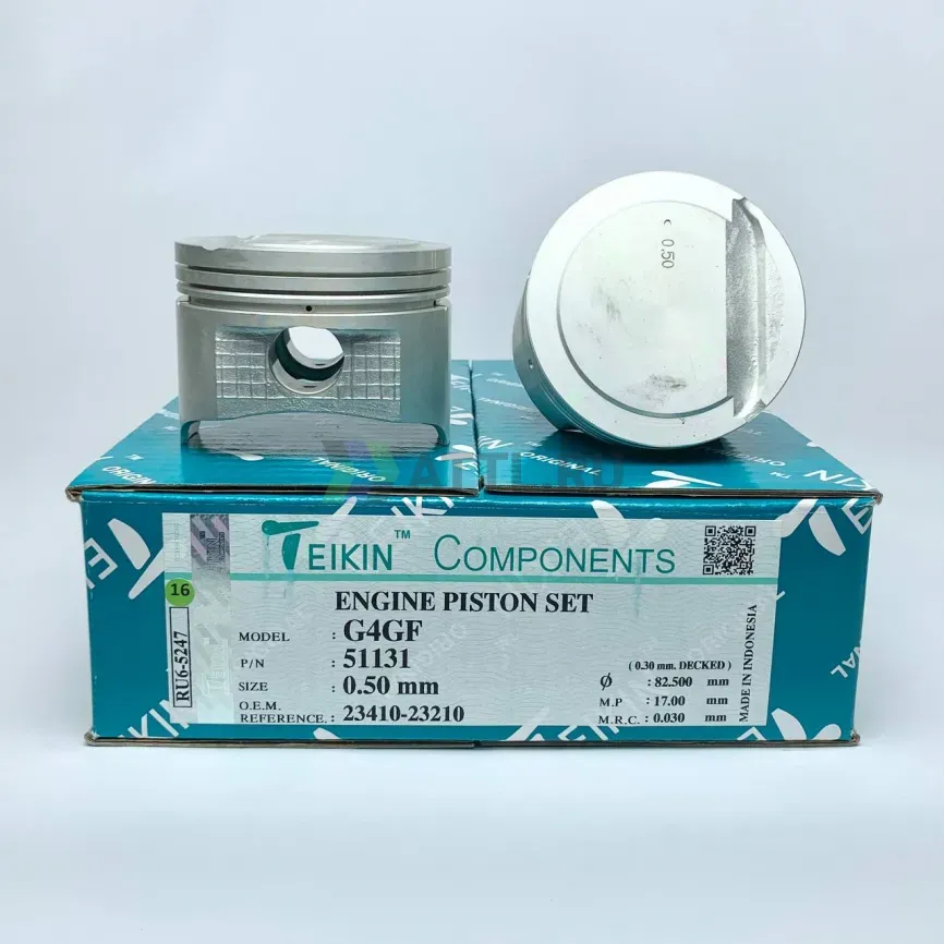 Комплект поршней G4GF d82+0.50 1,2-1,2-2,5 фото 1