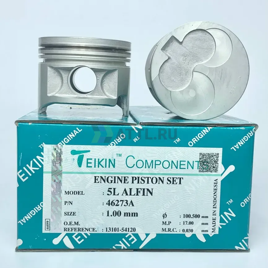 Комплект поршней 5L усиленный d99,5+1.00 2HK-1,5-4 фото 1