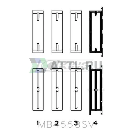 Вкладыши коренные STD фото 2