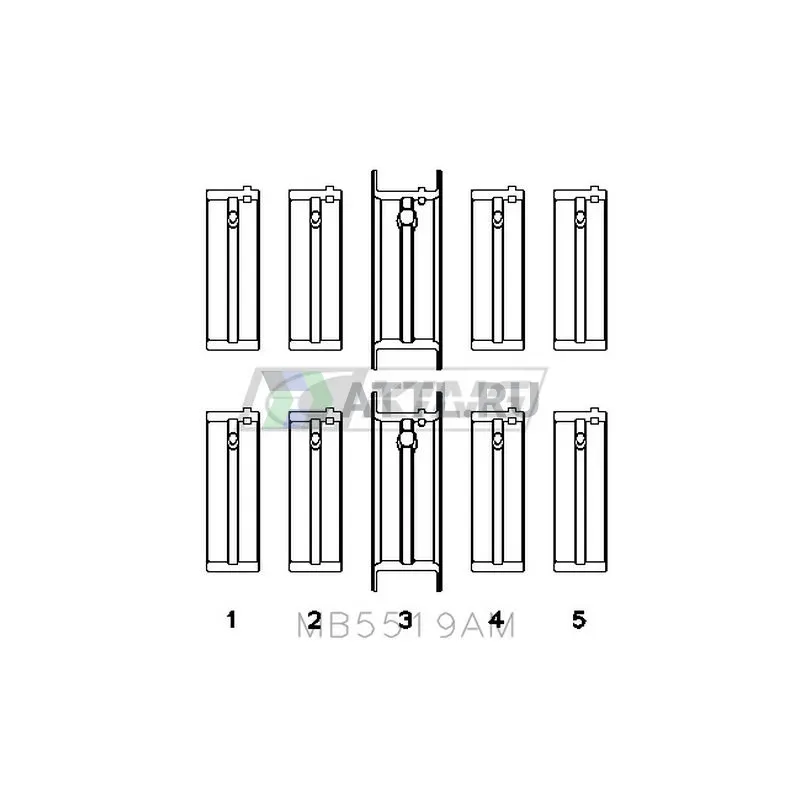 Вкладыши коренные STD фото 2