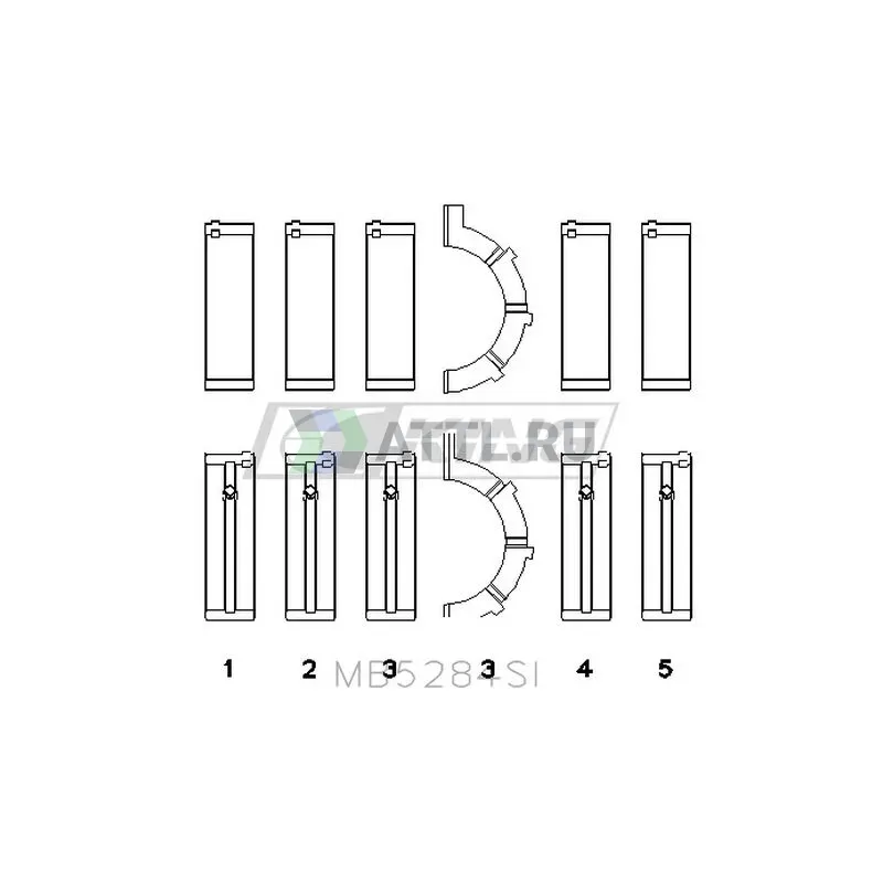 Вкладыши коренные STD фото 2
