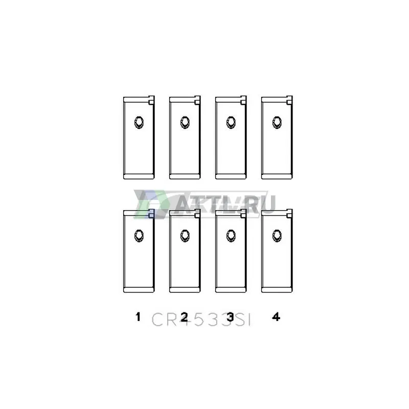 Вкладыши шатунные STD фото 2