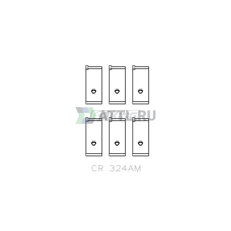 Вкладыши шатунные STD фото 2