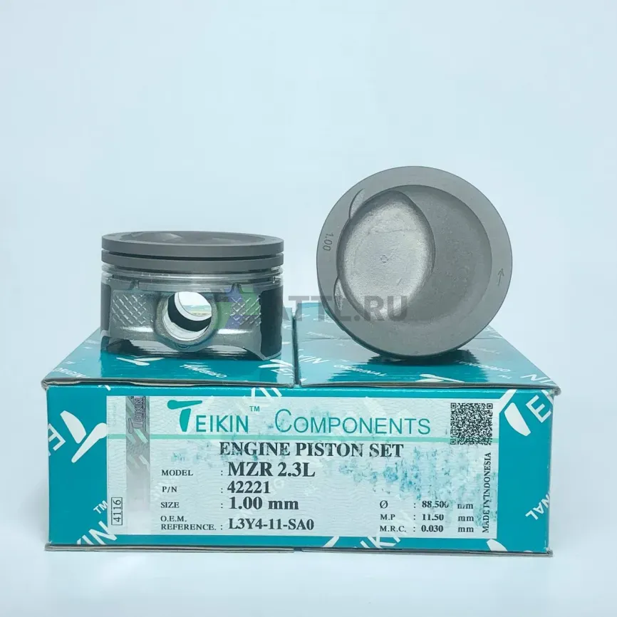 Комплект поршней MZR 2.3L фото 1