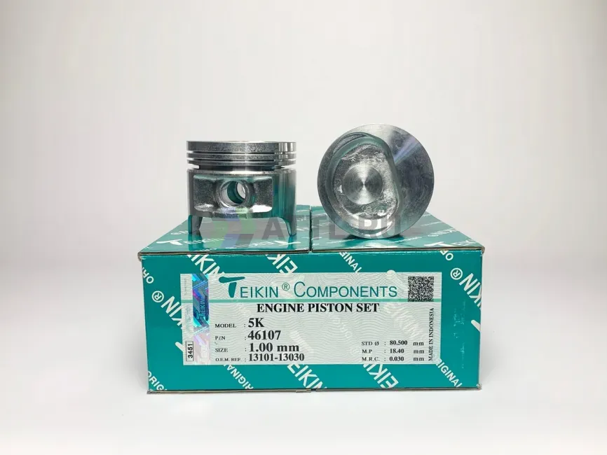 Комплект поршней 5K d80,5+1.00 1,5-1,5-4 фото 1