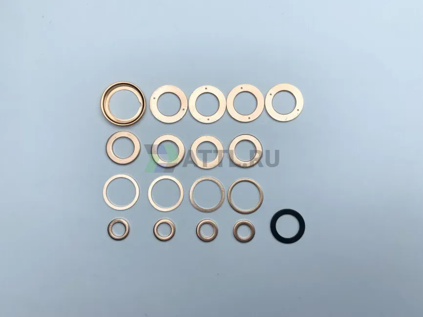 Комплект шайб топливной форсунки  фото 1