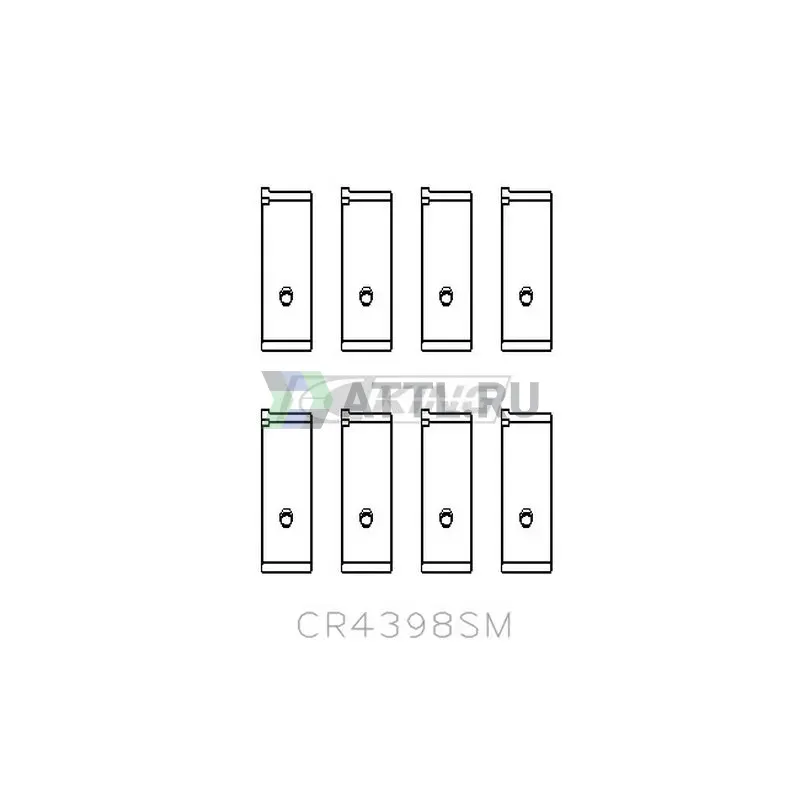 Вкладыши шатунные STD фото 2