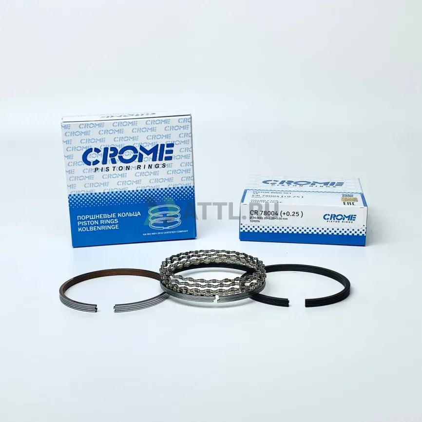 Комплект поршневых колец на 4 цил. +025 4E-FE, 5E-FE фото 1