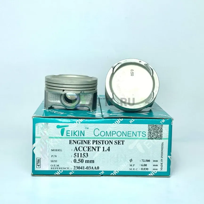 Комплект поршней ACCENT 1.4 фото 1