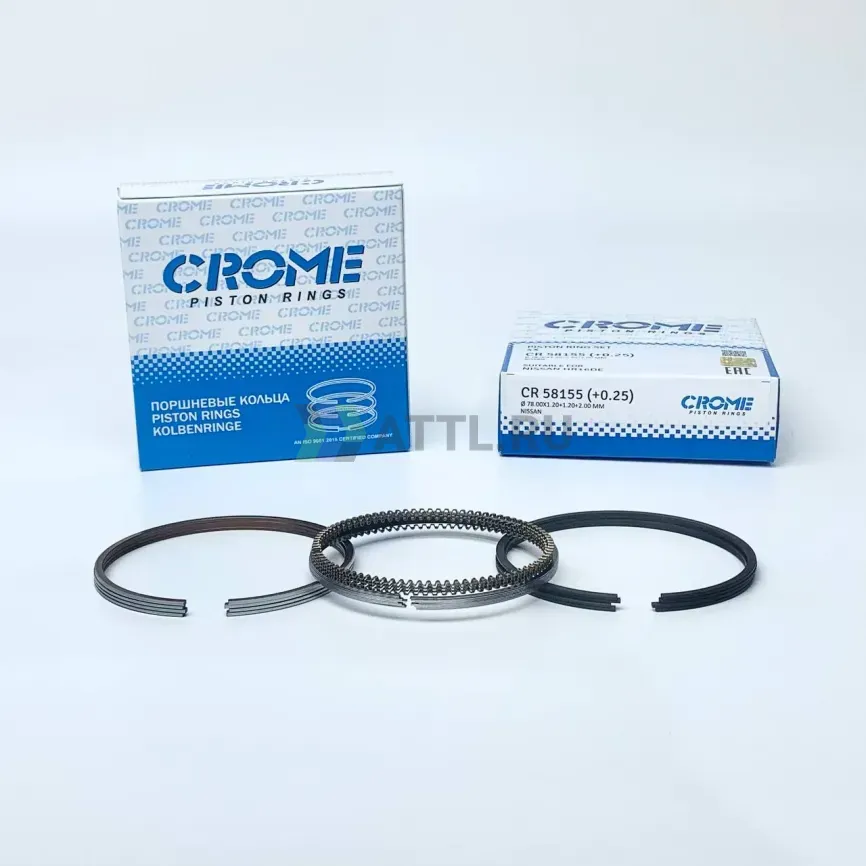 Комплект поршневых колец на 4 цил. +025 HR16DE фото 1