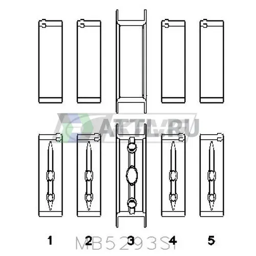 Вкладыши коренные STD фото 2