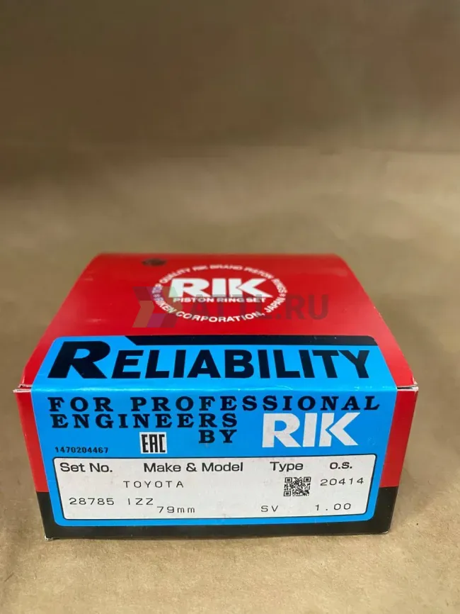 Поршневые кольца 1ZZ фото 1