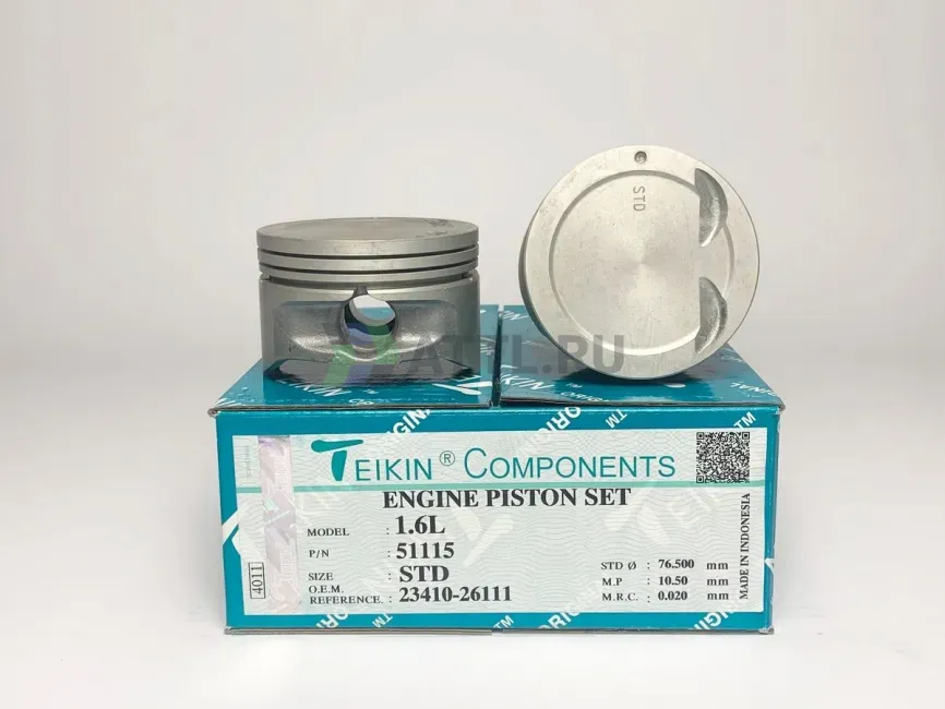 Комплект поршней G4ED фото 3