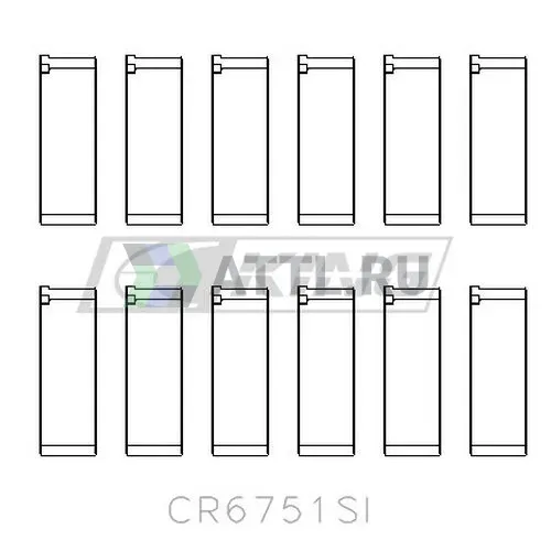 Вкладыши шатунные STD фото 2