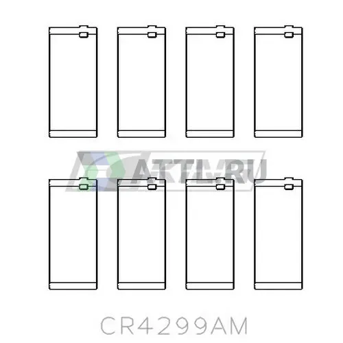 Вкладыши шатунные STD фото 2