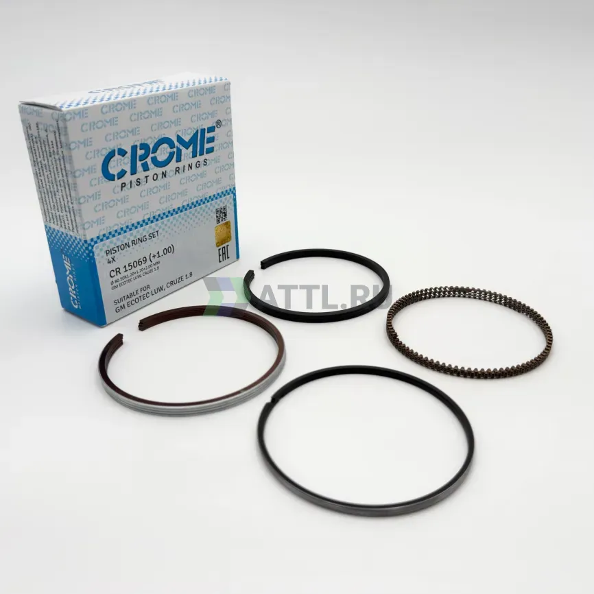 Комплект поршневых колец на 4 цил. +100 CRUZE 1.8 фото 1