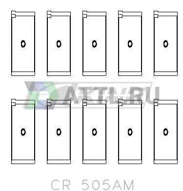 Вкладыши шатунные STD фото 1