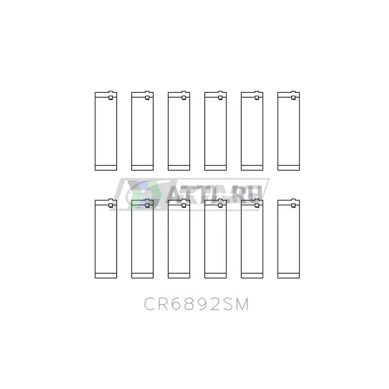 Вкладыши шатунные STD фото 2