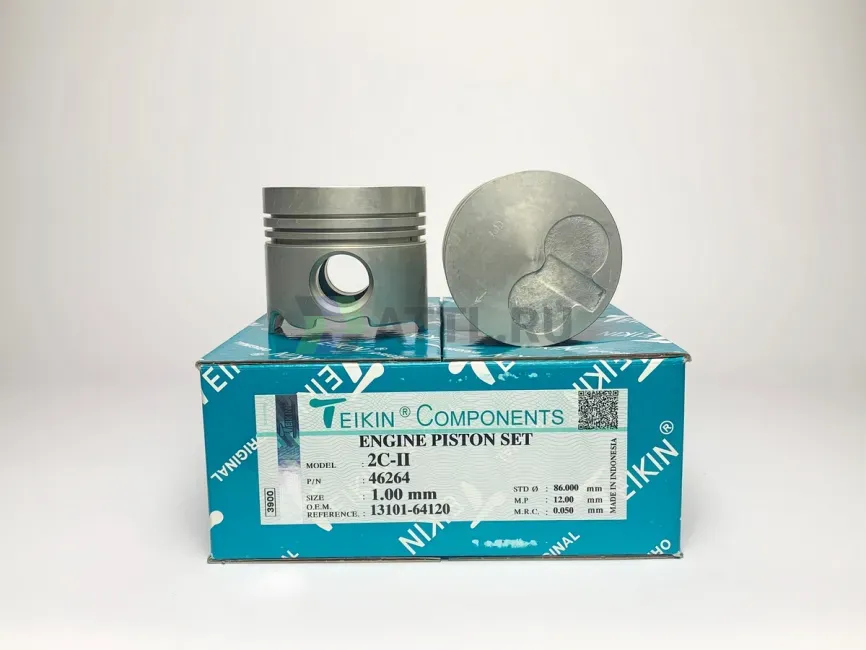 Комплект поршней 2C-II, 2CT LATE d86+1.00 2HK-2-3 фото 1