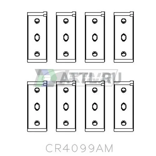 Вкладыши шатунные STD фото 2