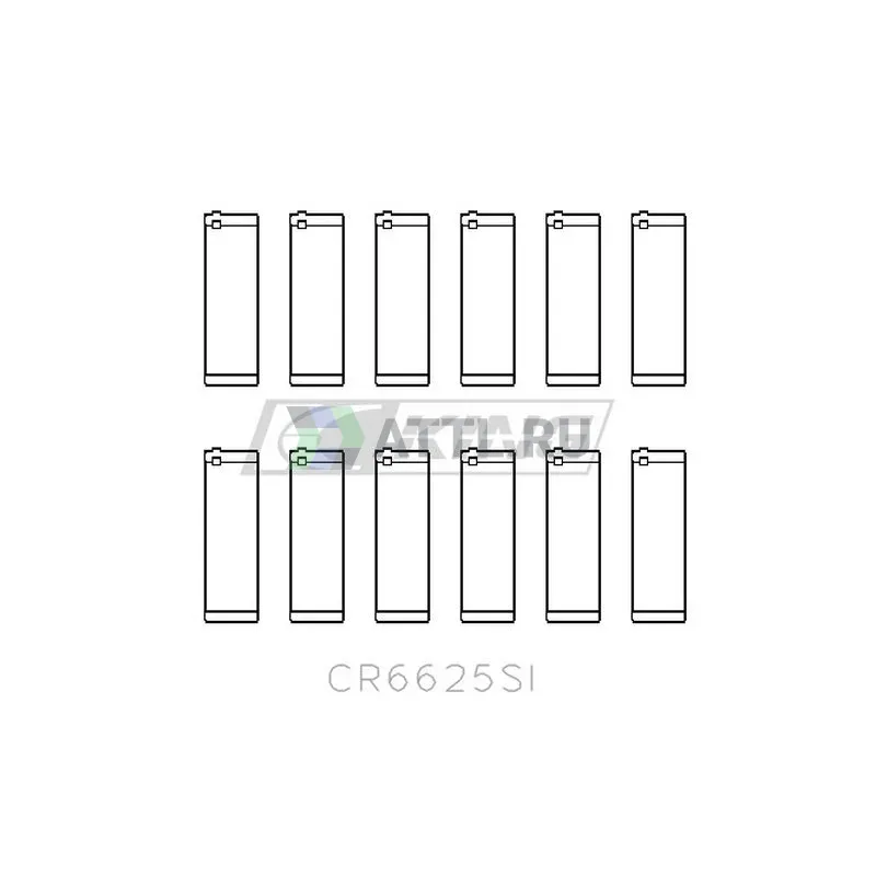 Вкладыши шатунные STD фото 2