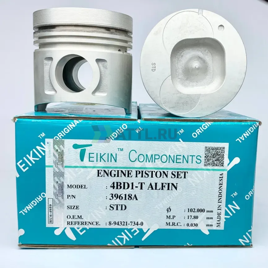 Комплект поршней 4BD1-T фото 1