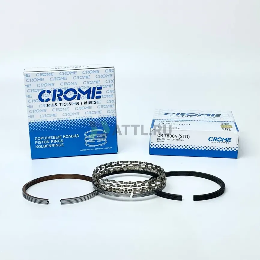 Комплект поршневых колец на 4 цил. STD 4E-FE, 5E-FE фото 1