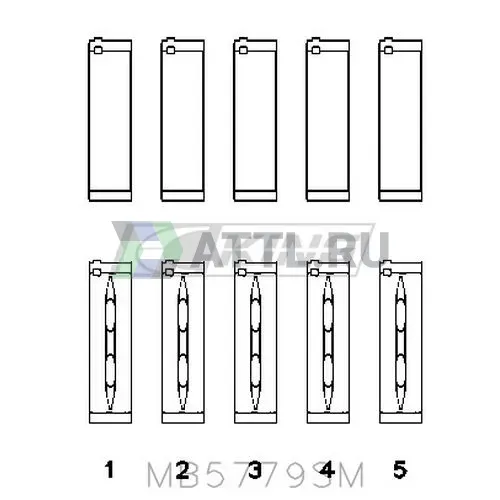 Вкладыши коренные STD фото 2