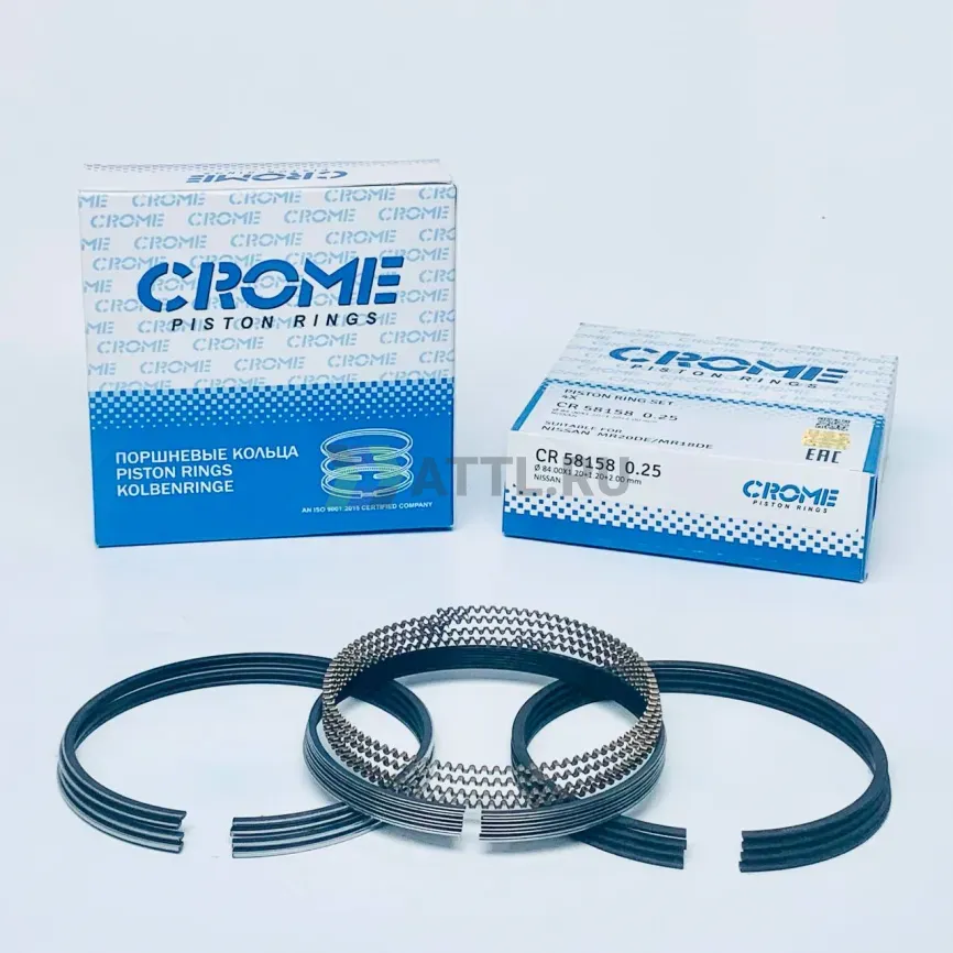 Комплект поршневых колец на 4 цил. +025 MR20, MR18DE фото 1