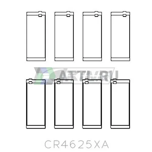 Вкладыши шатунные STD фото 2