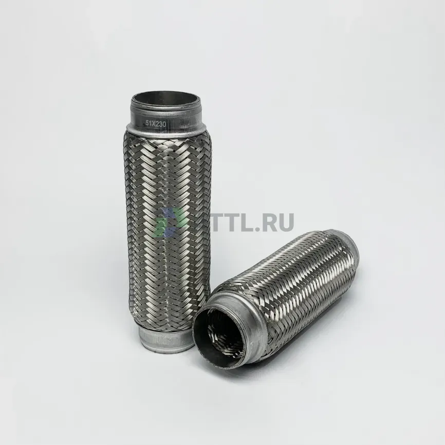 Гофра глушителя трехслойная 51*230 фото 1