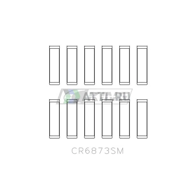 Вкладыши шатунные STD фото 2