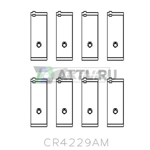 Вкладыши шатунные STD фото 2