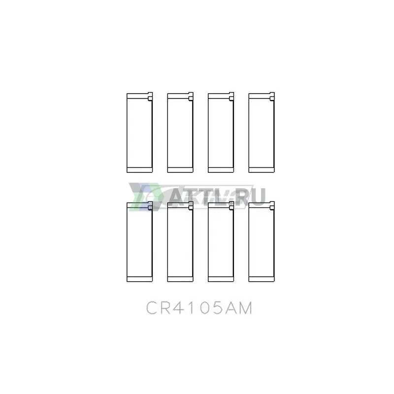 Вкладыши шатунные STD фото 2